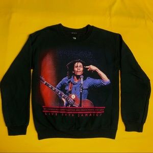 Bob Marley | Vintage Crewneck | Small | Black